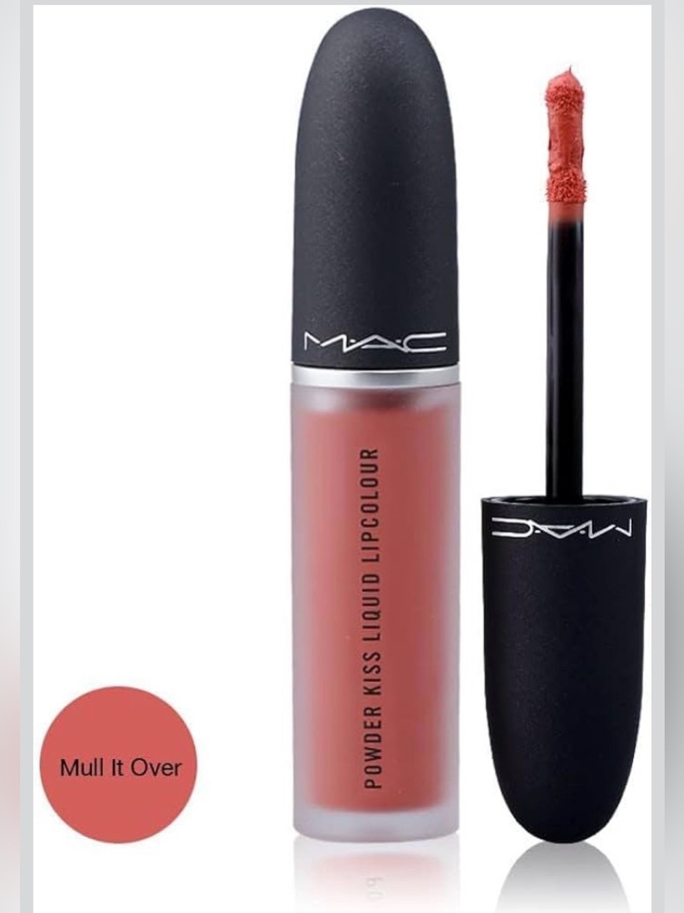 MAC Cosmetics Powder Kiss Liquid Lipcolour — Mull It Over (Muted Rose)